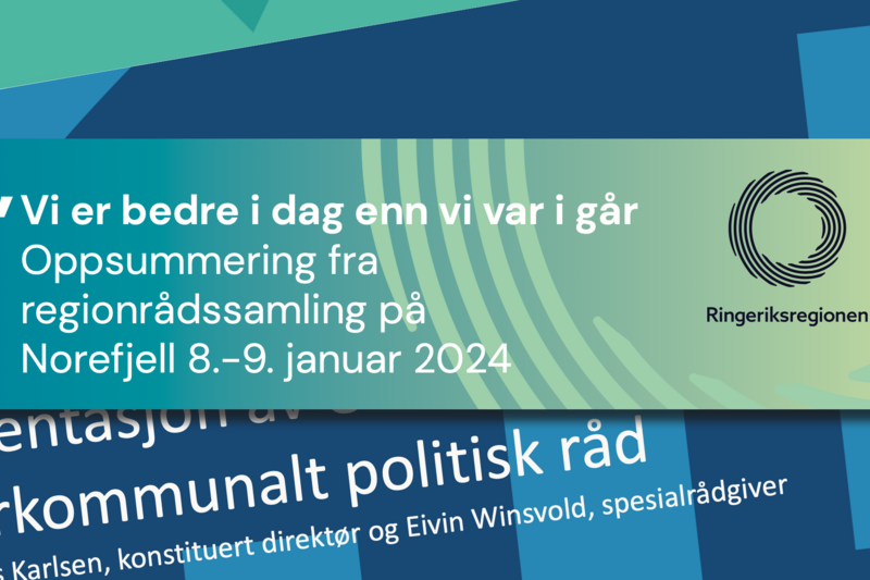 Regionrådssamling på Norefjell 8.-9. januar