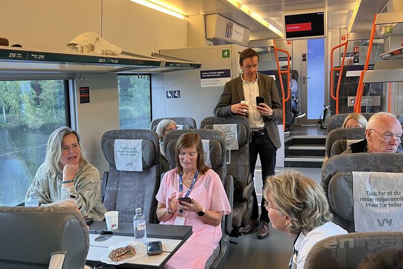 Vellykket togtur på strekningen Hønefossbanen - Randsfjordbanen